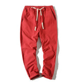 Cotton Joggers Men Solid Men's Harem Pants 2021 Summer Fitness Casual Ankle-Length Mens  Trousers Streetwear Slim Male Pants