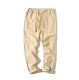 Cotton Joggers Men Solid Men's Harem Pants 2021 Summer Fitness Casual Ankle-Length Mens  Trousers Streetwear Slim Male Pants