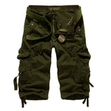 2021 New Cargo Shorts Men Casual Workout Military Men's Shorts Multi-pocke Short Pants Men