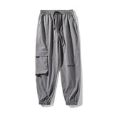 2021 Men's Side Pockets Cargo Harem Pants Fashion Black Hip Hop Casual Male Joggers Trousers Fashion Streetwear Pants Men