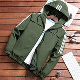 New Mens Bomber Jacket Casual Hooded Spring Autumn Hip Hop Harajuku Streetwear Male Zipper Jacket Coat