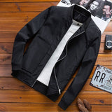 New Mens Bomber Jacket Casual Hooded Spring Autumn Hip Hop Harajuku Streetwear Male Zipper Jacket Coat