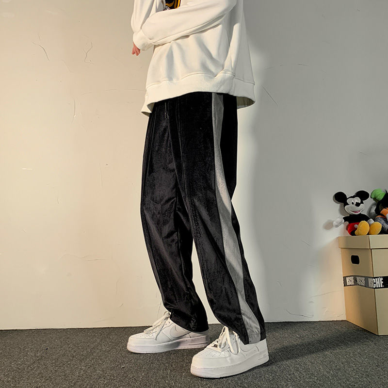 Men's Casual Pants Sports Pants Grey Black Joggers Men