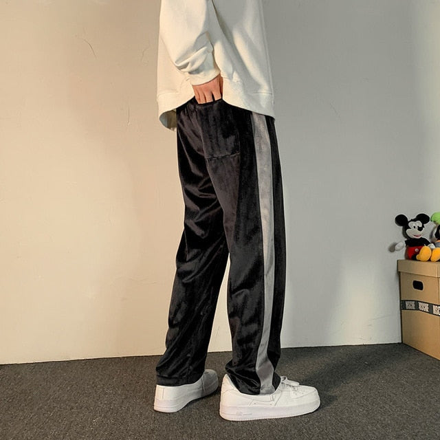 Men's Casual Pants Sports Pants Grey Black Joggers Men