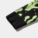 Sweater Men Jumpers Knitted Harajuku Alien Hip Hop Streetwear Men Knitwear Clothing Pullover Oversize Sweaters