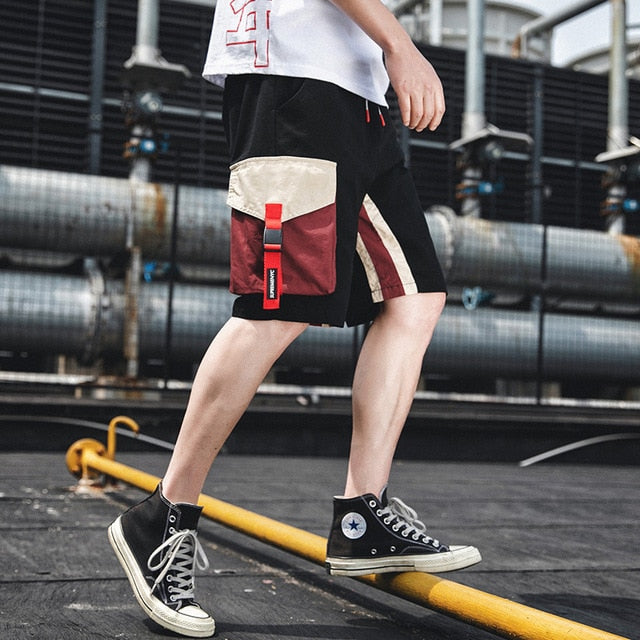 Men Summer Shorts Big Pockets Cargo Shorts High Street Fashion Army Green Military Tactical Shorts Men Loose