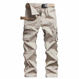 Mens Autumn Winter Trousers Cargo Pants Men Cotton Multi-Pockets Military Outdoor Pants Casual Cotton Trousers Male