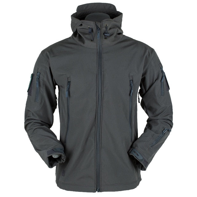 Outdoor Soft Shell Fleece Men's And Women's Windproof  Waterproof Breathable And Thermal Three In One Jacket Youth Hooded Leath