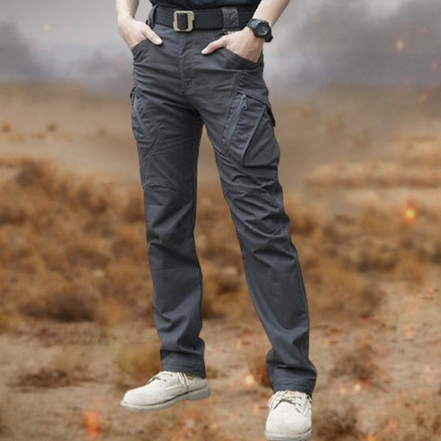 City Military Tactical Pants Men SWAT Combat Army Trousers Male Slim Many Pockets Waterproof Wear Resistant Casual Cargo Pants