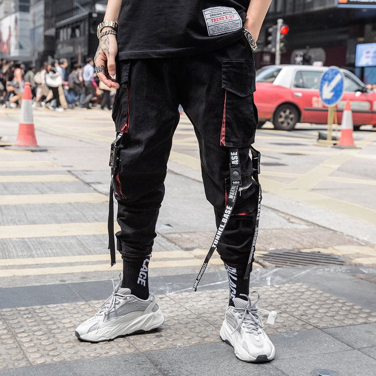 Prowow 2021 New Summer Black Hip Hop Cargo Pants Men Streetwear Cotton Joggers Fashion Sweatpants Casual Harem Trousers