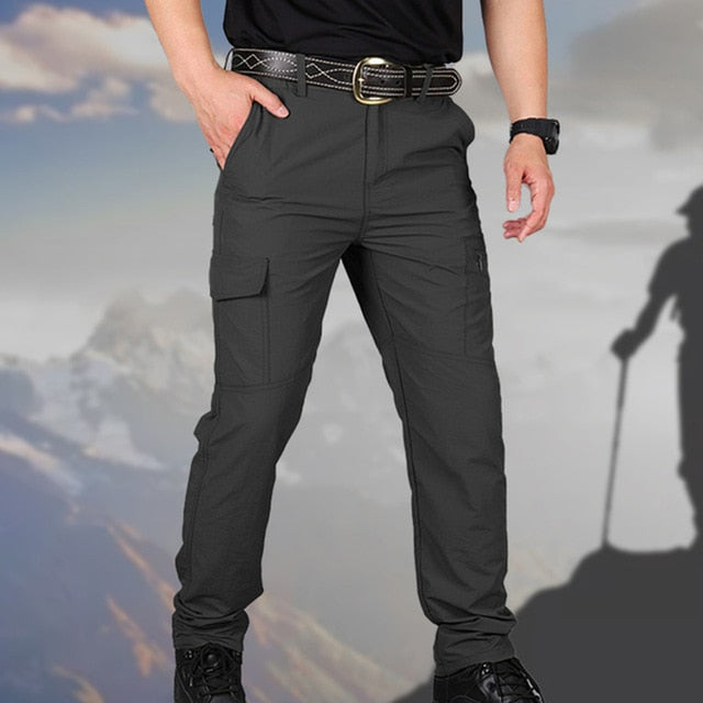 New Men's Summer Casual Cargo Pants Classic Outdoor Hiking Trousers Slim Waterproof Wear Resistant Military Army Tactical Pants