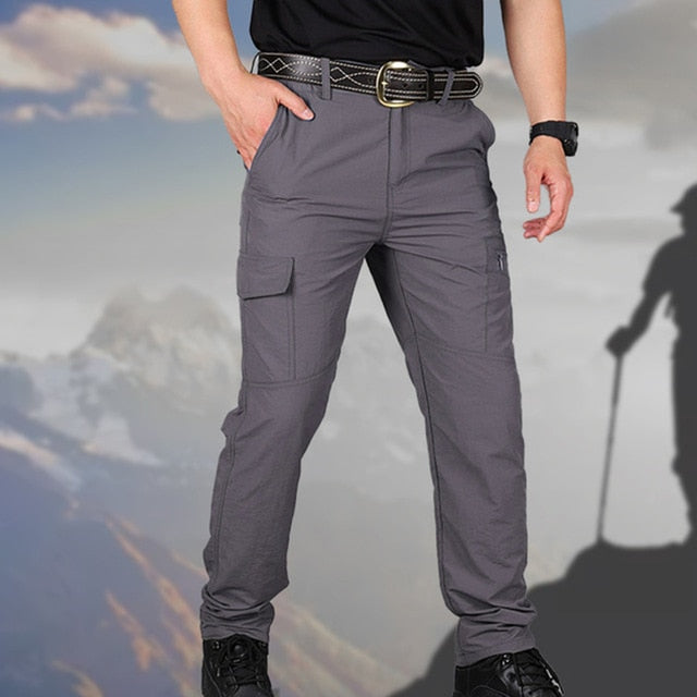 New Men's Summer Casual Cargo Pants Classic Outdoor Hiking Trousers Slim Waterproof Wear Resistant Military Army Tactical Pants