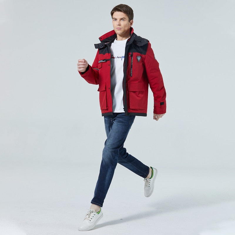 Open to booking spring and autumn 2021 new men's jacket warm waterproofing sports jacket