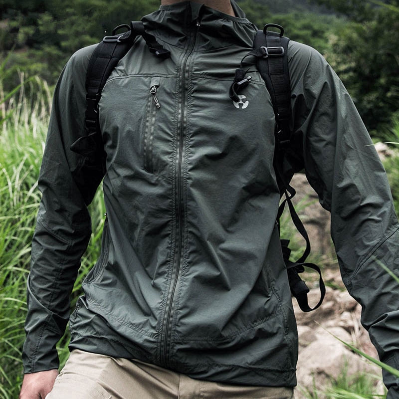 Outdoor Sport Riding Stretch Sunscreen Skin Windbreaker Men Women Fishing Climbing Anti UV Breathable Jacket Top