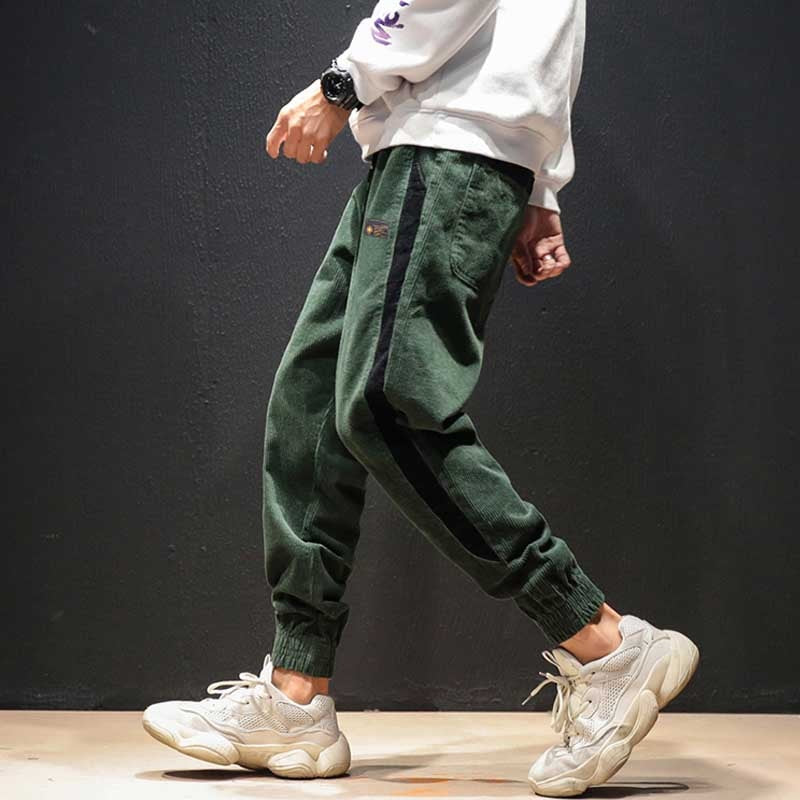 trousers men Plus thick casual loose High Quality New Autumn and Winter Male Business Men's
