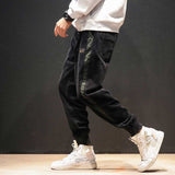 trousers men Plus thick casual loose High Quality New Autumn and Winter Male Business Men's