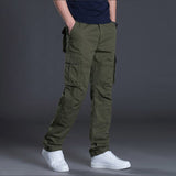 Side Pocket Cargo Pants Men Casual Black Military Army Zipper Tacital Pants Men Overalls 2019 Autumn Plus Size XXXL