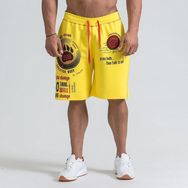 New Shorts Men's Summer Fitness Bodybuilding Casual Joggers workout Brand sporting short pants Sweatpants
