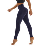 High Waisted Leggings for Women with Pockets Navy