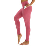 Workout Leggings for Women with Pockets Pink