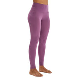 High Waisted Leggings for Women with Pockets Purple