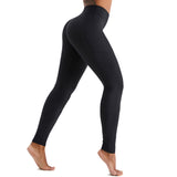High Waisted Leggings for Women with Pockets Black