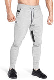 Yageshark Herren Jogginghose Sporthose Baumwolle Fitness Slim Fit Hose Freizeithose Trainingshose Joggers Streetwear