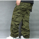 Plus Size 5XL 6XL 7XL Cargo Pants Overalls Hip Hop Men's Cotton Trousers Hiphop Men Baggy Casual Pants Mens Bottoms Camouflage