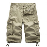 Cargo Shorts Men 2020 Summer Army Military Tactical Homme Shorts Casual Solid Multi-Pocket Male Cargo Shorts Plus Size