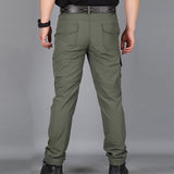 2021 Men Cargo Pant Men Multi-Pocket Overall Male Combat Trousers Casual Tooling Pants Army Green Cargo Pants Men Size S-4XL