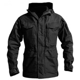 Windbreaker Military Field Jackets Mens Winter/Autumn Waterproof Flight Pilot Coat Hoodie Three colors