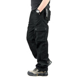 Men's Cargo Pants Mens Casual Multi Pockets Military Large size 44 Tactical Pants Men Outwear Army Straight slacks Long Trousers