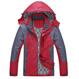 Men Spring Autumn Outdoor Hiking Jackets Waterproof Windbreaker Climbing Camping Trekking Rain Coat