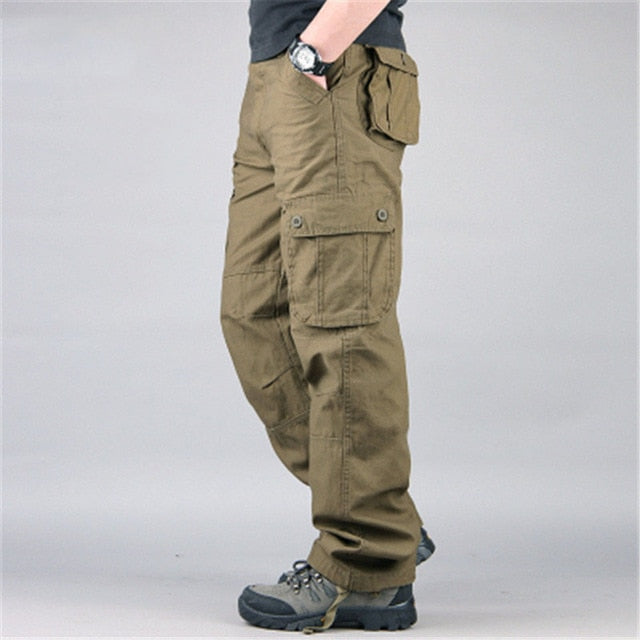 Men's Cargo Pants Multi Pockets Military Style Tactical Pants