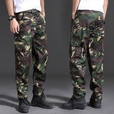 Spring Brand Men Fashion Military Cargo Pants Multi-pockets Baggy Men Pants Casual Trousers Overalls Camouflage Pants Man Cotton