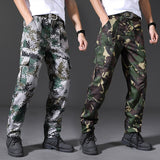 Spring Brand Men Fashion Military Cargo Pants Multi-pockets Baggy Men Pants Casual Trousers Overalls Camouflage Pants Man Cotton