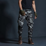 Casual Pants Men Military Tactical Joggers Camouflage Cargo Pants Multi-Pocket Fashions Black Army Trousers