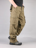 Men's Cargo Pants Casual Multi Pockets Military Tactical Pants Men Outerwear Army Straight Slacks Long Trousers Men Clothes