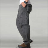 Men's Cargo Pants Casual Multi Pockets Military Tactical Pants Men Outerwear Army Straight Slacks Long Trousers Men Clothes