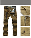 Military Army Cargo Pants Spring Cotton Baggy Denim Pants Male Multi-pockets Casual Long Trousers Plus Size 42