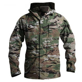 Military Tactical Jackets Men Waterproof Windbreaker Jacket Male Hooded Coat Outdoor Fishing/Trekking Hiking Jackets