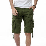 Fahison Military Cargo Shorts Mens Camouflage Tactical Shorts Men Cotton Work Casual Male Short Pants Plus Size