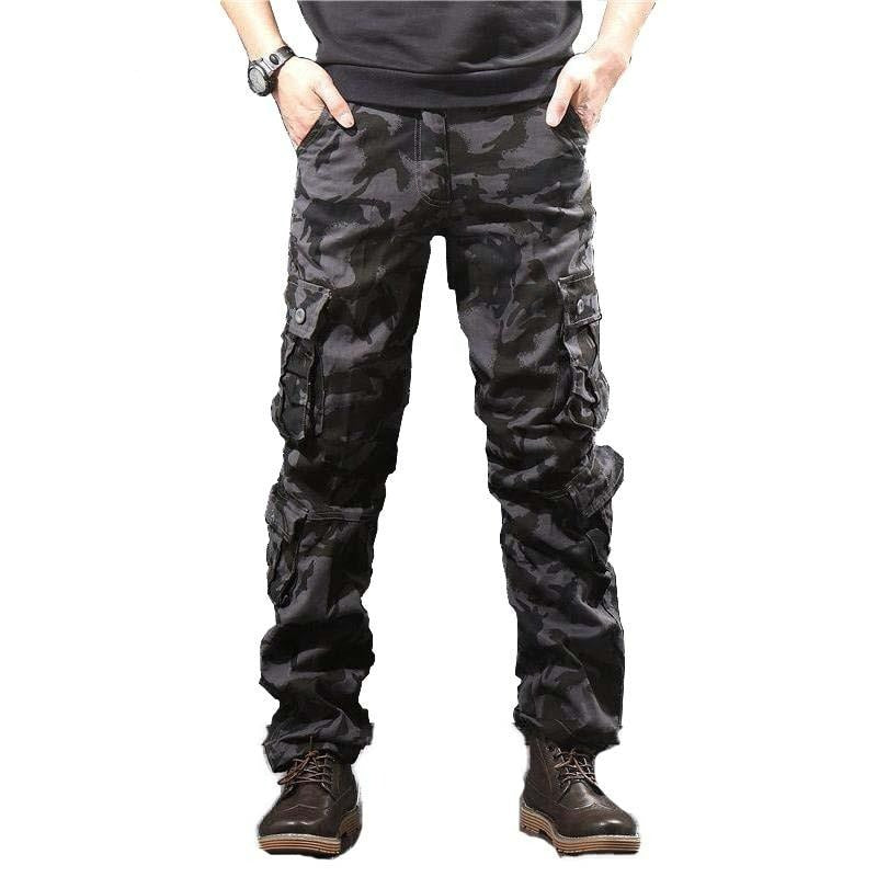 Camouflage Men's Cargo Pants Men Casual Camo Multi Pockets Military Tactical Pants Hip Hop Joggers Streetwear Pantalon Homme