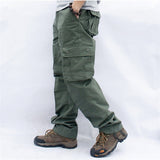 Overalls Men Cargo Pants Casual Multi Pockets Military Tactical Work Pants Pantalon Hombre Streetwear Army Straight Trousers