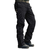 MAGCOMSEN Military Men's Casual Cargo Pants Cotton Tactical Black Work Trousers Loose Airsoft Shooting Hunting Army Combat Pants