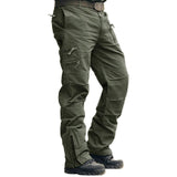 MAGCOMSEN Military Men's Casual Cargo Pants Cotton Tactical Black Work Trousers Loose Airsoft Shooting Hunting Army Combat Pants