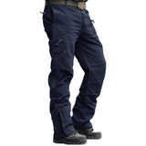 MAGCOMSEN Military Men's Casual Cargo Pants Cotton Tactical Black Work Trousers Loose Airsoft Shooting Hunting Army Combat Pants