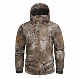 Tactical Jacket Men Waterproof Warm Windbreaker Big Size Men Camouflage Jacket