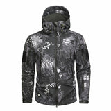 Tactical Jacket Men Waterproof Warm Windbreaker Big Size Men Camouflage Jacket