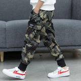 Children Outdoor Camo Trousers Kids Pants Boys Casual Pants Kids Clothing Cotton Boys Long Trousers Children Sport Pants Spring